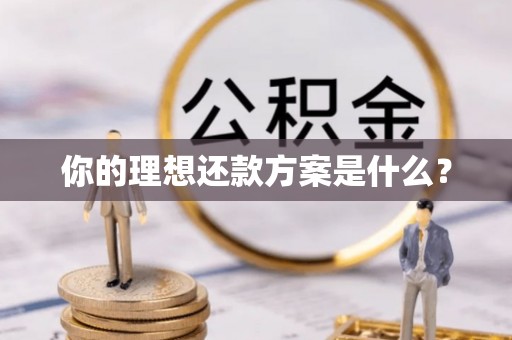 克什克腾旗你的理想还款方案是什么？
